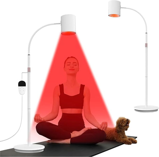 Red Light Therapy for Body, 940nm & 850nm & 660nm Infrared Light Therapy Lamp, COB Chip Infrared Device for Face and Body at Home