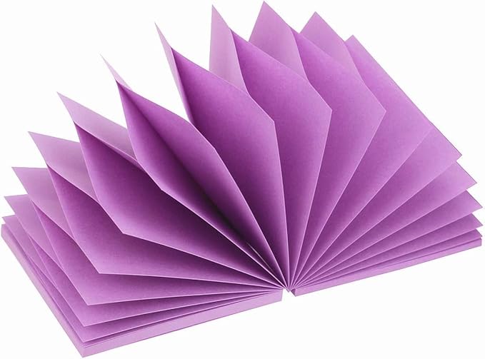 Early Buy Pop Up Sticky Notes 3x3 Refills Self-Stick Notes 12 Pads, 6 Bright Colors, 100 Sheets/Pad