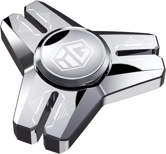 INNÔPLUS Fidget Spinner, Sturdy Stainess Steel Construction Metal Fidget Spinner, Hand Fidget Spinners, Delivers Smooth and Long Spin Times, for Stress Relief, Focus Enhancement, Anxiety Reduction