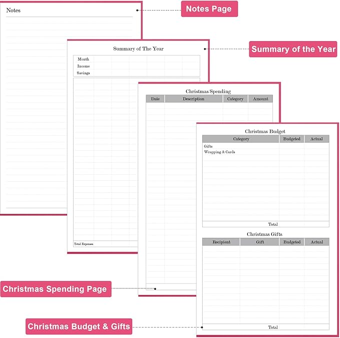 2025-2026 Daily & Monthly Planner - 2025 2026 Academic Year Planner One Page Per Day from July 2025 to June 2026, Hourly Appointment Book Perfect Organizer Daily Life, Fabric Cover, 5.8'' x 8.3'', Pink