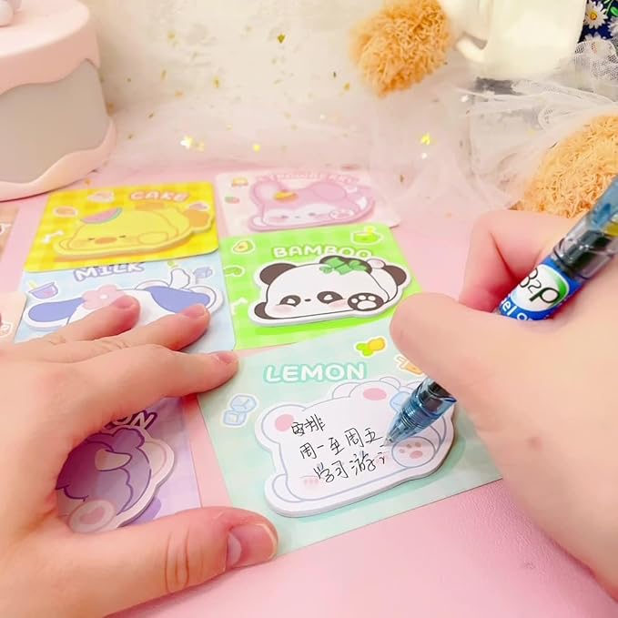 8 Pads Cute Reusable Funny to Do List Stick Note Pads Perfect for Notes Reminders, 20 Sheets/pad