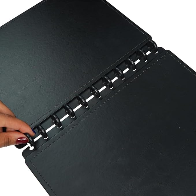CREATE A NOTEBOOK 12 Pieces Expansion Discs – Medium Discbound Binding Discs Discbound Binding Ring Discs for Notebooks and Planners - Add Extra Pages, Notes or Artwork - Support Up to 80 Sheets