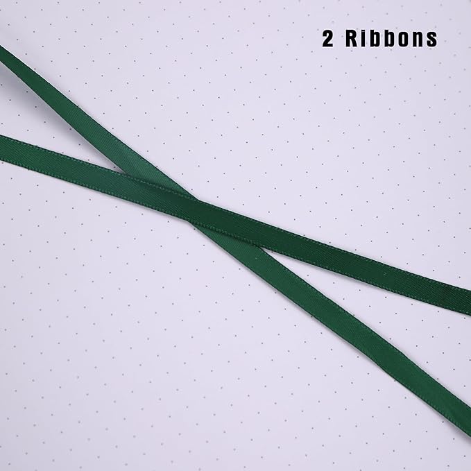 TIEFOSSI Dotted Journal Notebook, Dot Grid Notebook for Women Men, Hardcover PU Leather Journal, 160 GSM Thick Paper, 160 Numbered Pages with Gold Edges, 8 x 8 Square Diary