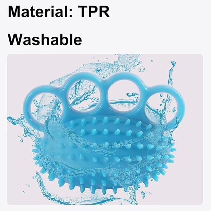 Hand Exerciser Ball, Finger Strengthener, Hand Grip Stress Balls for Adults, Hand Massager for Therapy Arthritis and Carpal Tunnel, Stress Relief, Set of 2