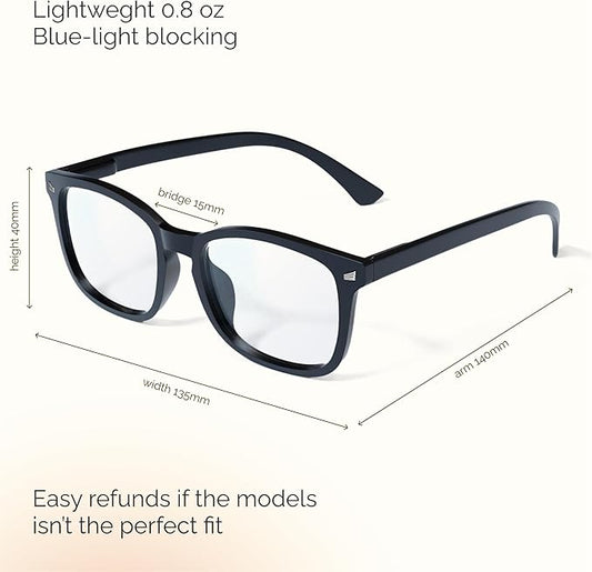 CCVOO Reading Glasses for Women/Men, Eyeglasses, Blue Light Readers for Women/Men, Computer Eye Glasses, Cheaters