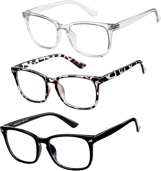 Hycredi Kids Blue Light Blocking Glasses，Anti Eyestrain & UV Protection, Computer Gaming TV Phone Glasses for Boys Girls