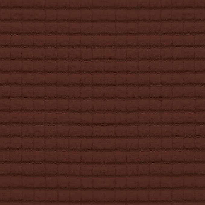 Easy-Going Stretch Individual Loveseat Couch Cushion Cover Sofa Cushion Furniture Protector Sofa slipcover Soft Flexibility with Elastic Bottom (2-Piece Loveseat Cushion Cover, Coffee)