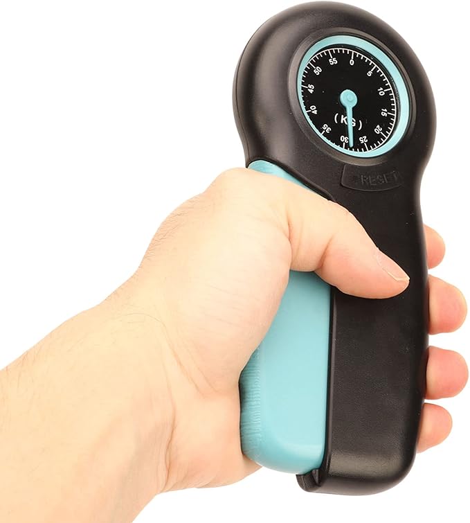 Hand Strengthener Grip Tester, Lightweight Portable ABS Hand Dynamometer for Measuring Grip Strength for Finger Trainer Wrist Strengthening Device Home Exercise