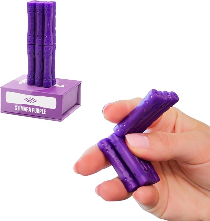 Stimagz Series II - Magnetic Fidget Tool - Supports Focus, Stress Relief and Mindfulness - Perfect for ADHD, Students and Creatives - Purple