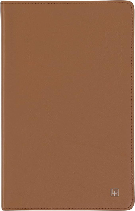 Classic Leather Notebook Writing Journal, Softcover, Narrow Ruled, Table of Contents and Numbered Pages