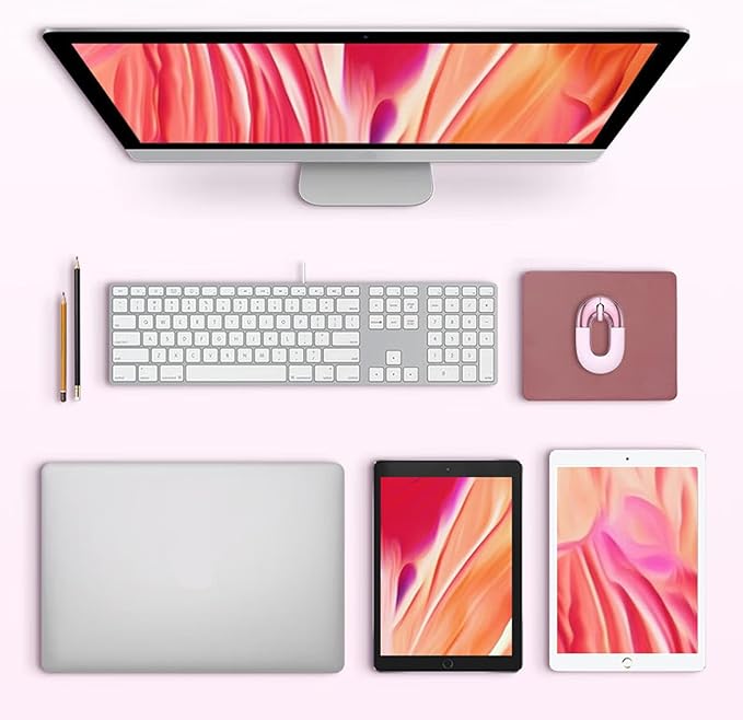 Travel Mouse Dual Mode Wireless Charging Mouse,Macaron Color Scheme Sweet Donut Bluetooth Computer Mice,Silent and Lightweight,1200 DPI Optical Tracking,Compatible with PC, Mac,Laptop(Blue)