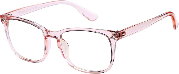 Hycredi Kids Blue Light Blocking Glasses，Anti Eyestrain & UV Protection, Computer Gaming TV Phone Glasses for Boys Girls