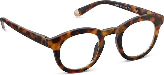 Peepers by PeeperSpecs Oprah's Favorite Women's Round Stardust Blue Light Blocking Reading Glasses