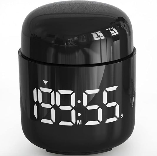 Digital Kitchen Timer,Countdown Countup Timer with Large LED Display Volume Adjustment,Timer for Cooking, Classroom Time for Kids and Teachers. (Black)