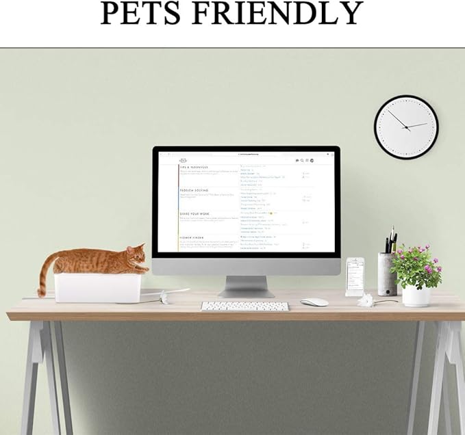 [Set of 3] 3 Cable Management Boxes + 3 Wire Ties, Large Cord Box Organizers to Hold and Hide Power Strip Charger Adapter Power Cord Charging Station USB HUB (Black)