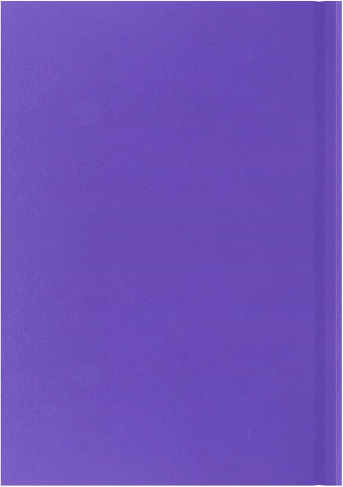 Collins 'Essentials' 12 Month Mid/Academic Year Planner, July 2025-July 2026 - ESSA53M.55-2526 - Week-to-View Diary, A5 Hard Cover, Purple