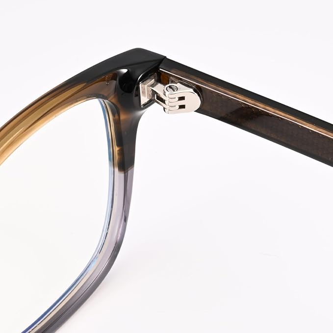 Dollger Fashionable Square Transparent Lenses Blue Light Blocking Glasses for Women Men - Computer Glasses for Stylish Women