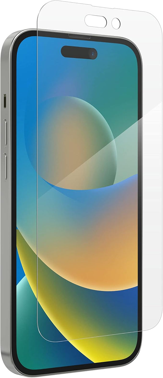 ZAGG Glass Elite Screen Protector for Apple iPhone 14 Pro - 5X Shatter Protection, Anti-Fingerprint Technology, InvisibleShield, Easy to Install
