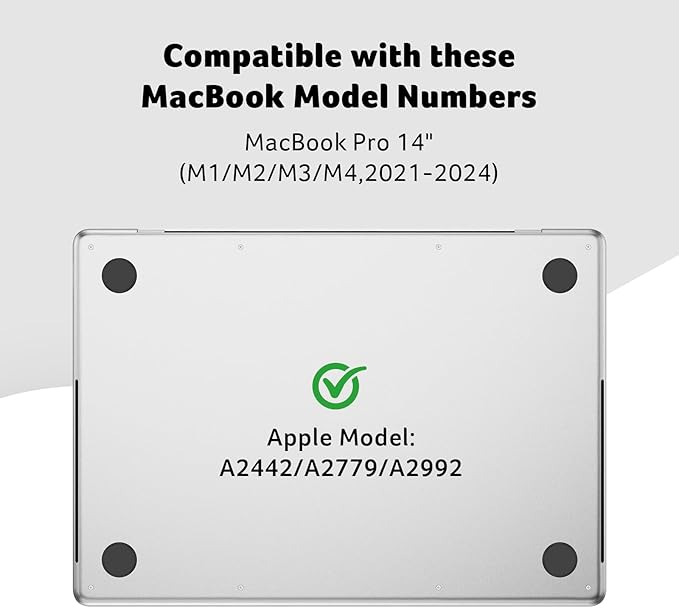 acer [2 Pack] Laptop Privacy Screen for MacBook Pro 14 Inch (2021-2024 M1, M2, M3, M4), Eye Protection Anti Spy/Glare Blue Light Computer Monitor Privacy Filter, Dual-sided Magnetic & Removable