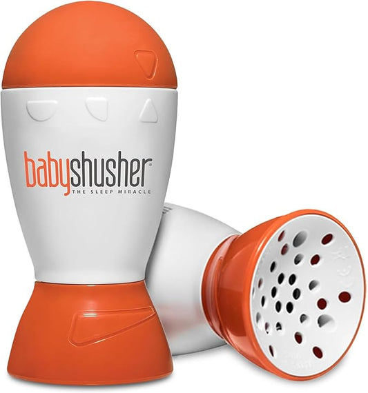 Baby Shusher Portable Sound Machine - Mom-Like 'Shh!' Sound for Baby, Sleeping Soother, Newborn Essentials for Crib, Battery Operated Hush, Travel Friendly, Shower & Registry Gift - 1 Count