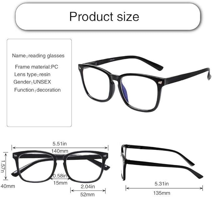 SIGVAN Progressive Multifocal Computer Glasses Women Men Blue Light Blocking Reading Glasses Spring Hinge Readers