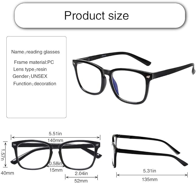 SIGVAN Progressive Multifocal Computer Glasses Women Men Blue Light Blocking Reading Glasses Spring Hinge Readers