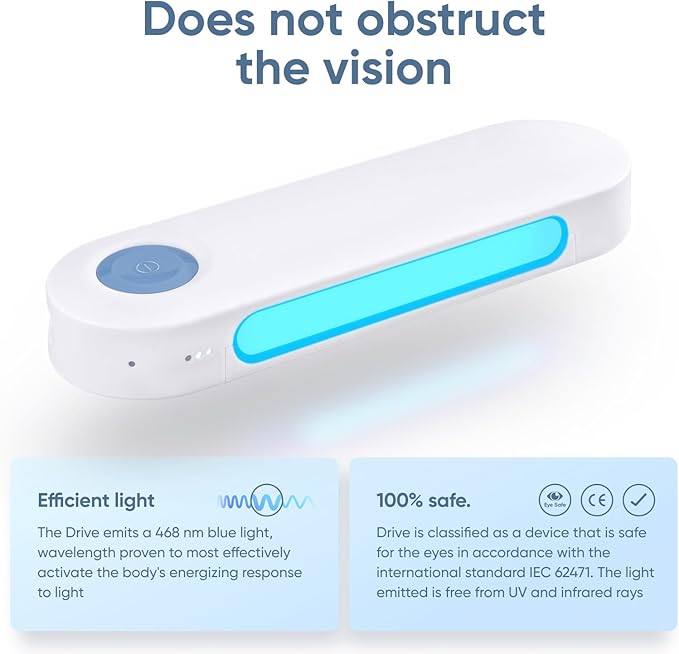 luminette Drive® - First 2-in-1 Light Therapy Lamp - Enjoy The Benefits of Light Therapy in Your Car or at Your Computer