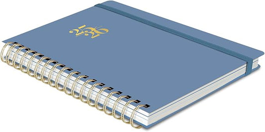 Orange Circle Studio Academic Planner 2025-2026, Amazon Exclusive, Blue Gray, Tri-Tab Planners, 17-Month Triple-Section, August 2025 to December 2026, 9.6" x 7", Weekly Monthly Planner Calendar for School or Work, Note Pages