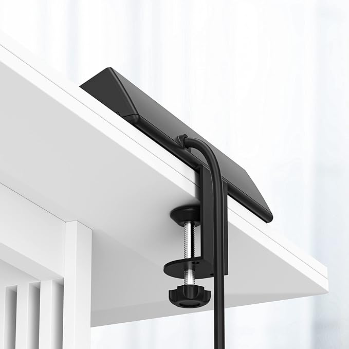 Desk Clamp Power Strip, 1875W Surge Protectors with 2 USB A, 2 USB C Ports, 4 AC Outlets, Desk Mount Charging Station, Fit 1.7 inch Tabletop Edge Thick, Desktop Outlets for Home Office.