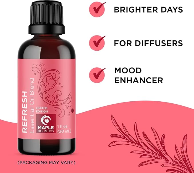 Pink Grapefruit Essential Oil Blend - Refreshing Citrus Essential Oil Blend for Diffusers with Lime Essential Oil Grapefruit Oil and Eucalyptus Essential Oil - Sweet Aromatherapy Citrus Oil Blend