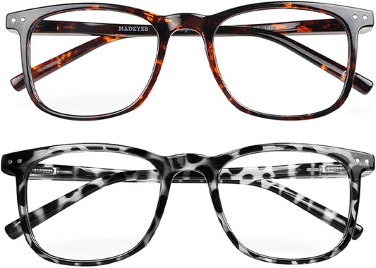 Blue Light Blocking Glasses, Blue Blocker Computer Glasses for Men Women, Anti Glare 400 UV & Eye Strain Fake Square Glasses