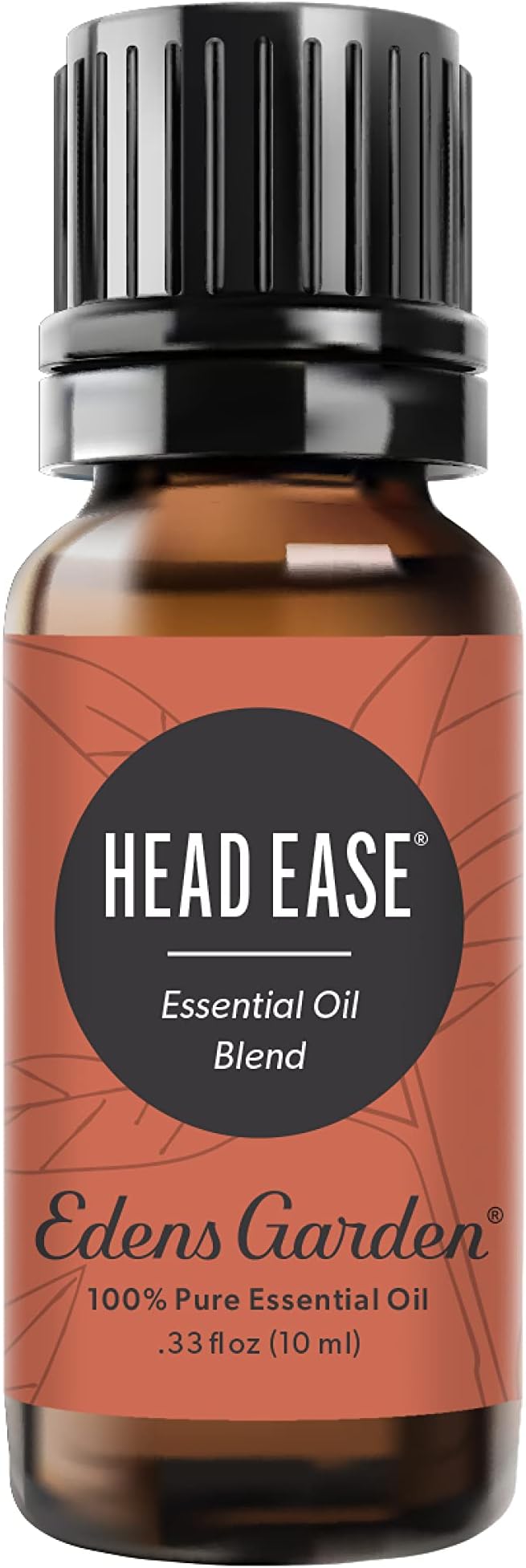 Edens Head Ease Essential Oil Blend- 100% Pure Premium Grade, Undiluted, Natural, Therapeutic, Aromatherapy, The Best for Diffusing, Skin, Face, Humidifiers 10 ml (.33 fl oz)