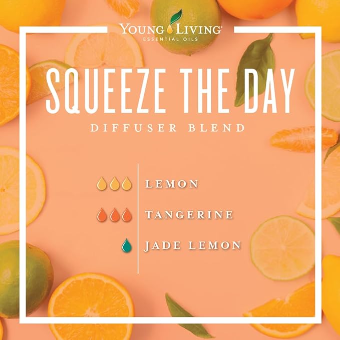 Young Living Tangerine Essential Oil 15ml - Delightfully Sweet Aroma, Contented Mindset When Diffused - Offers a Fresh, Sweet, Citrus Flavor, Provide Digestive, Lymphatic, and Immune Support