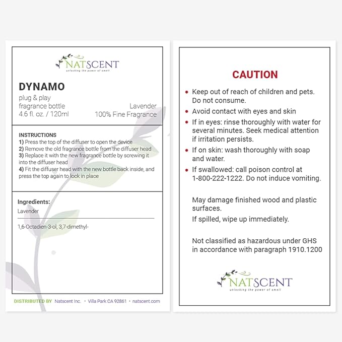 Lavender Essential Oils for Diffusers for Home, Nature-derived Lavender Essential Oil, Long-Lasting & Family-Friendly Diffuser Oils Scents, IFRA Certified, Cold Air & Ultrasonic - 4 oz