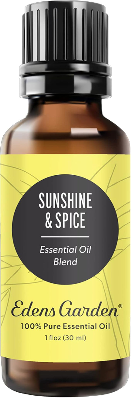Edens Garden Sunshine Spice Essential Oil Blend- 100% Pure Premium Grade, Undiluted, Natural, Therapeutic, Aromatherapy, The Best for Candle, Laundry, Humidifiers 30 ml (1 fl oz)