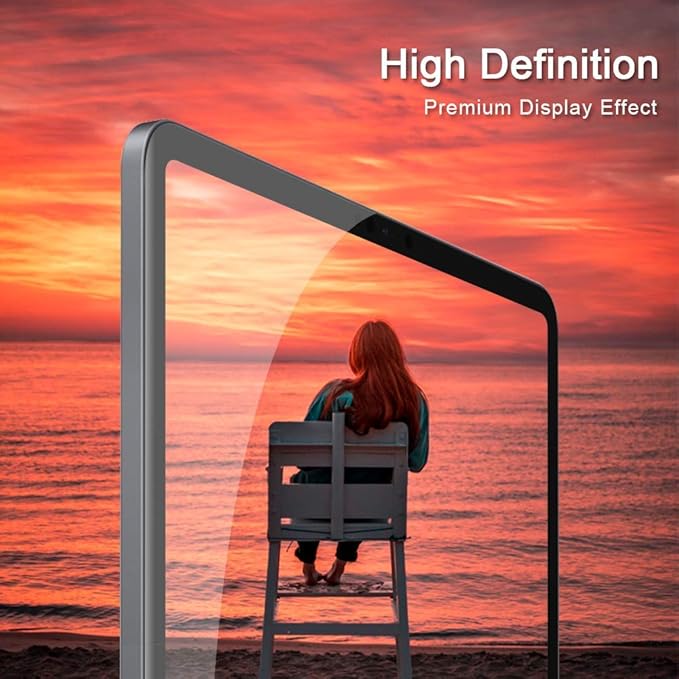PERFECTSIGHT Medical-Grade Screen Protector Compatible with iPad Pro 12.9 6th/5th/4th/3th Gen (2022/2021/2020/2018), [HD Clear Eye Protection] Anti Blue Light Filter 6 Radiations Tempered Glass