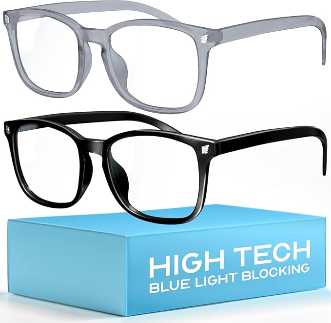 livho High Tech Blue Light Glasses - Advanced up to 99% Blue Light Blocking Computer Glasses - Screen Fatigue & UV Protection