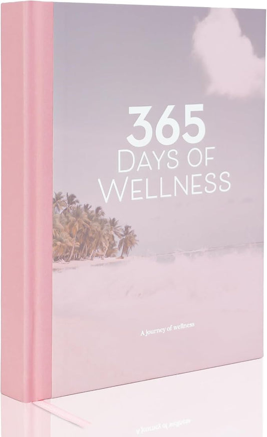 365 Day Wellness Journal, Daily Prompts Guided Notebook for Personal Growth Self Care Mindfulness Discovery Thoughtful Diary