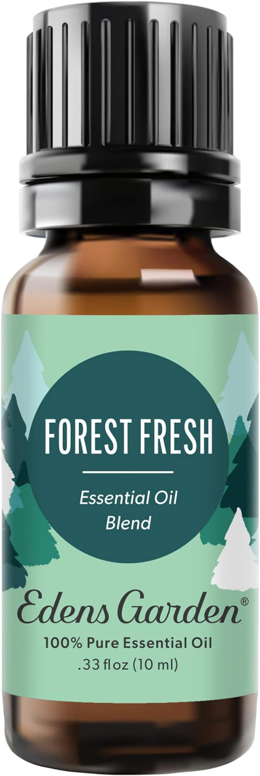 Edens Garden Forest Fresh Essential Oil Blend- 100% Pure Premium Grade, Undiluted, Natural, Therapeutic, Aromatherapy, The Best for Diffusing, Candle, Laundry, Humidifiers 10 ml (.33 fl oz)