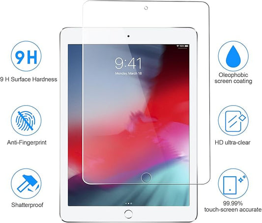 SIBEITU Screen Protector for iPad Mini 5/4th Generation, 9H HardnessTempered Glass Film Guard 7.9 inch (2 Pack)