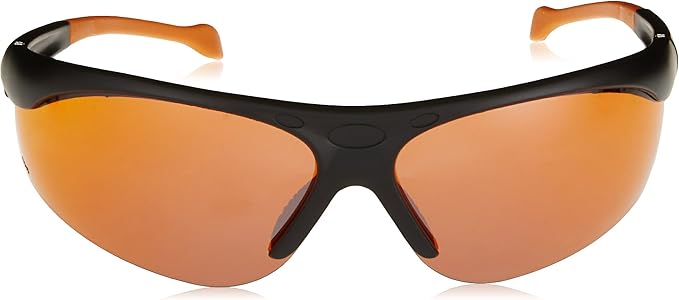NoBlue Blue Light Blocking Glasses – Orange/Amber Lenses for Eye Fatigue Relief, 99.9% Blue & UV Ray Protection, Includes Free Ebook & Soft Temples for Comfort
