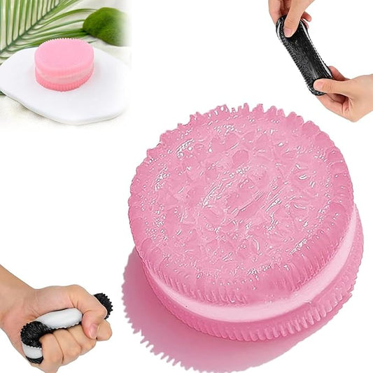 Stress Relief Toy,Handmade Silicone Stres Relief Squishy Toy,Ultra-Soft Decompression Venting Toys,Anxiety and Relaxation Perfect Desk Accessory for Stress Relief Toys(Pink)