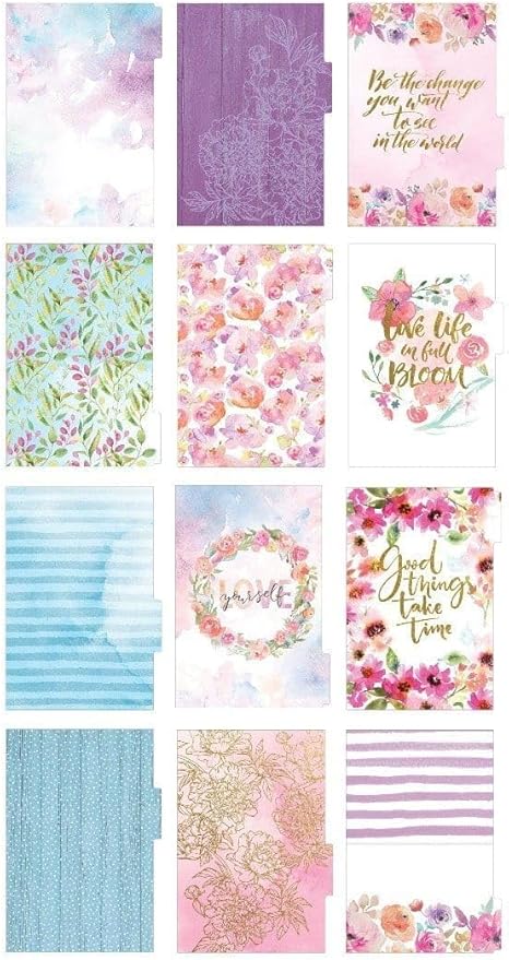 Paper House Productions 12 Month Undated 7.5" Planner with Month and Event Flag Stickers - Follow Your Dreams