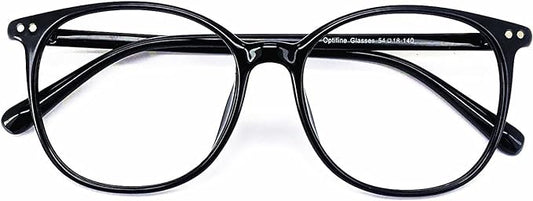 Reading Glasses Anti Blue Light Blocking Reader Oversized Frame for Women Men for Mid Big Face Anti Eyestains