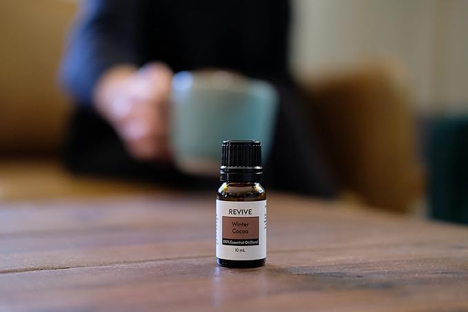 Winter Cocoa Essential Oil Blend 10mL by Revive Essential Oils - 100% Pure Therapeutic Grade, for Diffuser, Humidifier, Massage, Aromatherapy, Skin & Hair Care
