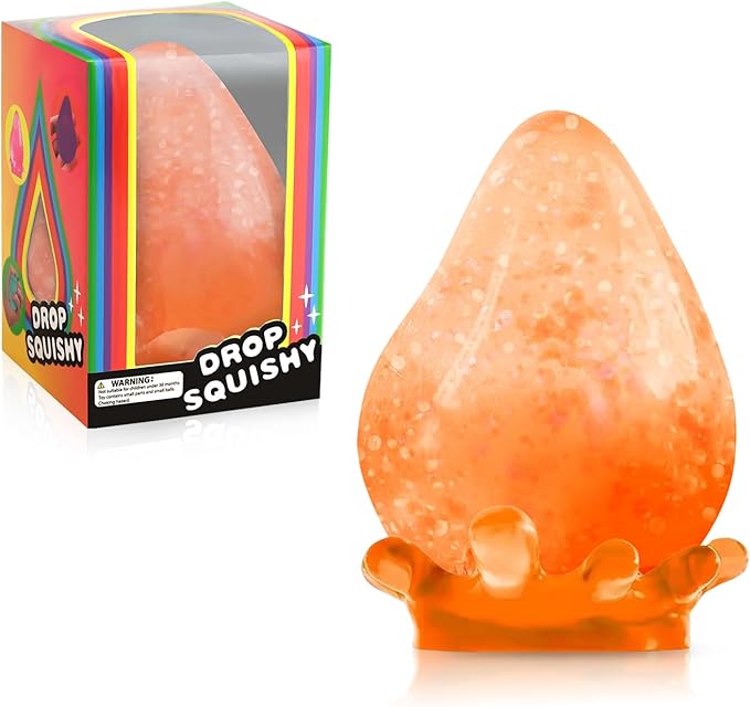 Fidget Toys Dream Squishy Drop, Cube Squishies Anxiety Stress Relief, Ice Squishy Stress Cube-Drop Malt Sugar Balls, Sensory Toys for Kids with Autism, Fidgets for Classroom Prize Toys