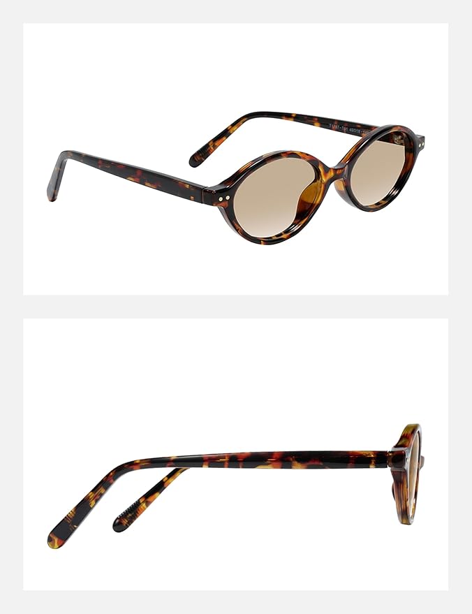 TIJN Olisa Blue Light Blocking Glasses for Women Men,Oval Glasses Frame Bluelight Glasses for Gaming/Computer/Screen