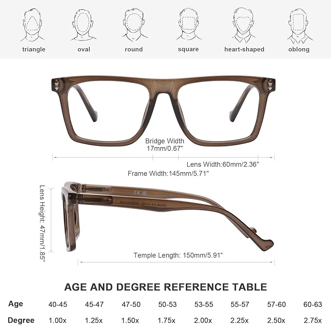 AQWANO 4 Pack Computer Reading Glasses Blue Light Filter Readers Glare Glasses for Men Women