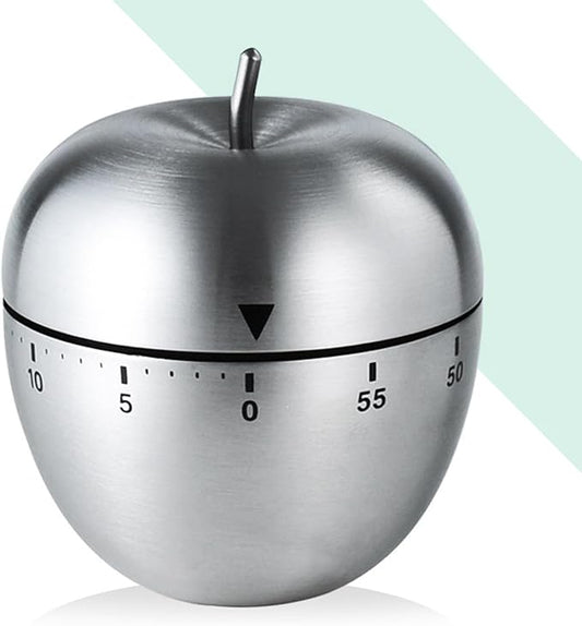 Mechanical Kitchen Timer, Cute Wind Up 60-Minute Manual Countdown for Kids, Classroom, Home, Study and Cooking