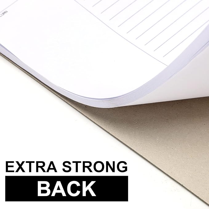 Outus 12 Pack Legal Pads 8.5" x 11.75" 50 Sheets/Writing Notepad, White Note Pads Legal Ruled Writing Notepad for Home Teacher Student College Ruled Office Business